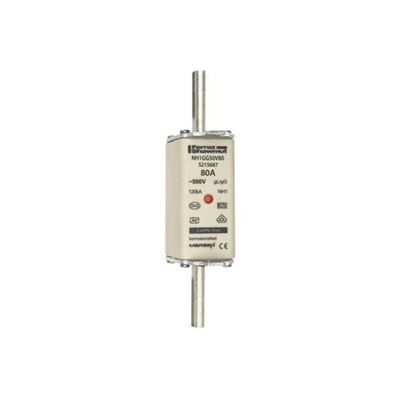 Mersen 80A NH Fuse, NH 1, 500V ac