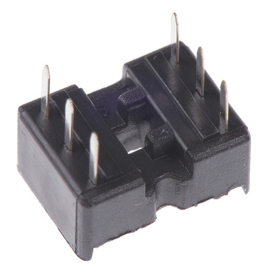 ASSMANN WSW 2.54mm Pitch Vertical 6 Way, Through Hole Stamped Pin Open Frame IC Dip Socket, 1A