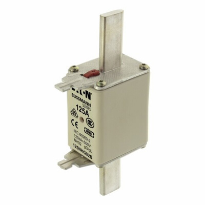 Eaton 125A Centred Tag Fuse, NH02, 500V ac