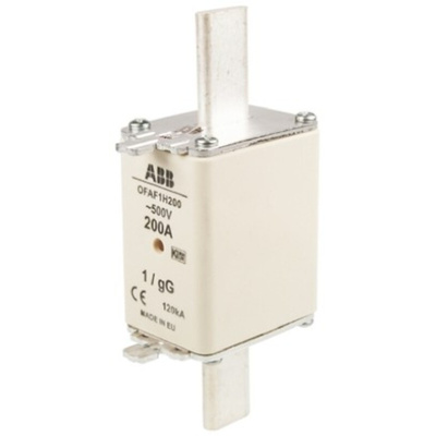 ABB 200A Centred Tag Fuse, NH1, 500V