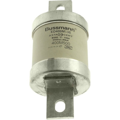 Eaton 500A Bolted Tag Fuse, 550V ac, 114mm