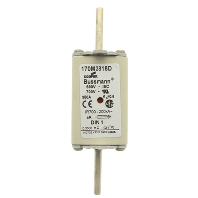 Eaton 400A Centred Tag Fuse, NH1, 690V