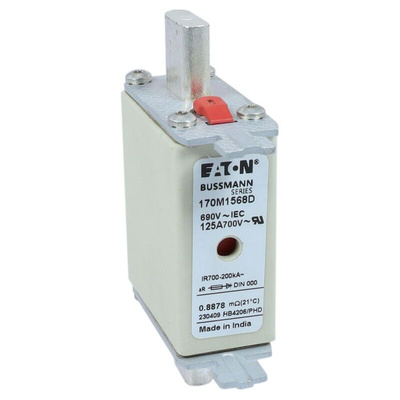 Eaton 125A Centred Tag Fuse, NH000, 690V