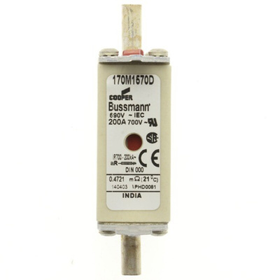 Eaton 200A Centred Tag Fuse, NH000, 690V