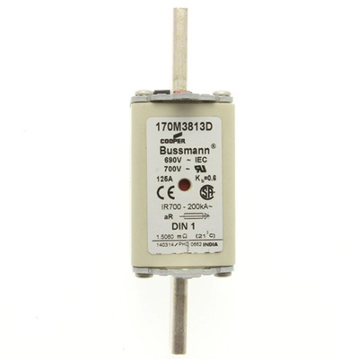 Eaton 125A Centred Tag Fuse, NH1, 690V