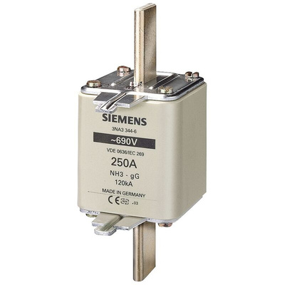 Siemens 500A Centred Tag Fuse, NH3, 690V