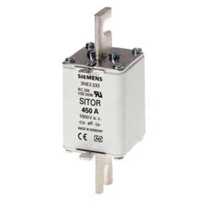 Siemens 80A Slotted Tag Fuse, NH1, 1kV