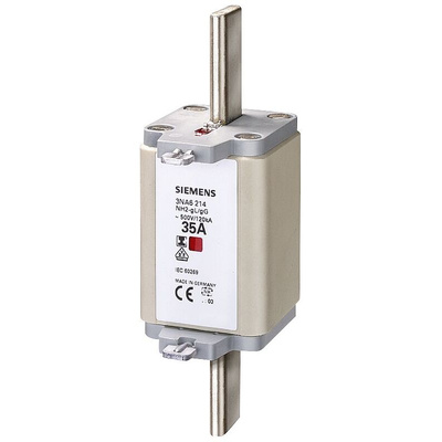 Siemens 50A Centred Tag Fuse, NH2, 500V