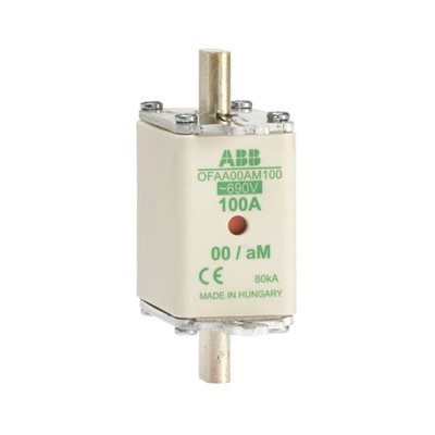 ABB 100A Tag Fuse, 79 x 30 x 60mm, 690V