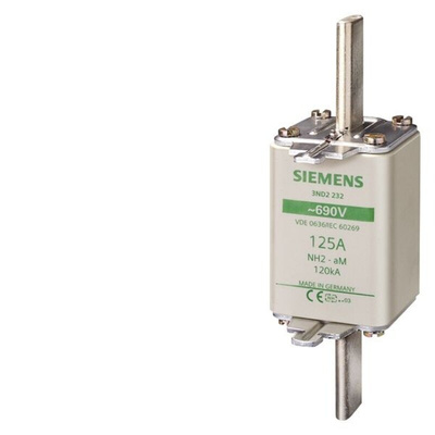 Siemens 200A NH Fuse, NH2, 690 / 250V ac/dc