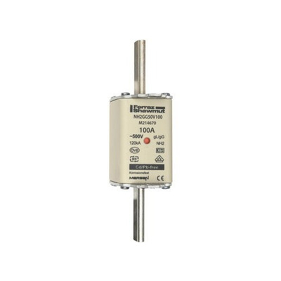 Mersen 100A NH Fuse, NH 2, 500V ac