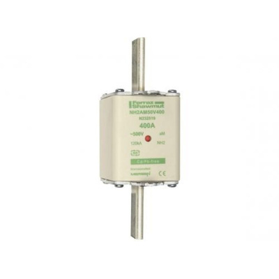 Mersen 400A NH Fuse, NH 2, 500V ac