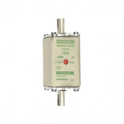 Mersen 100A NH Fuse, NH 00, 500V ac