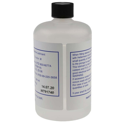 Cable Sleeve Tool Hellerine Lubricant, For Use With Tubing & Grommets