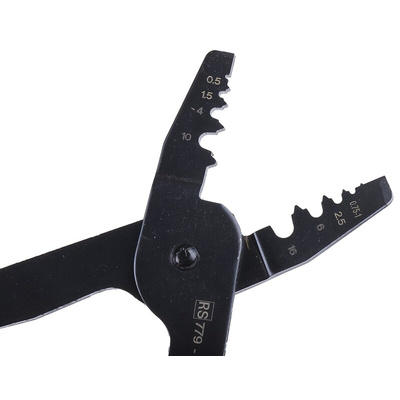 RS PRO Hand Crimp Tool for Wire End Sleeves, 0,5 → 16mm² Wire