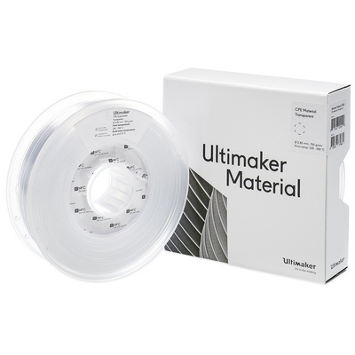 Ultimaker 2.85mm Transparent CPE 3D Printer Filament, 750g