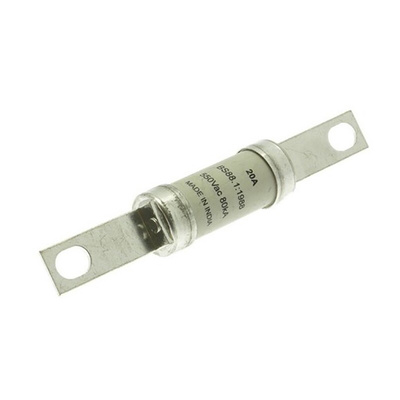 Eaton 20A Bolted Tag Fuse, 250 V dc, 550V ac, 111.5mm