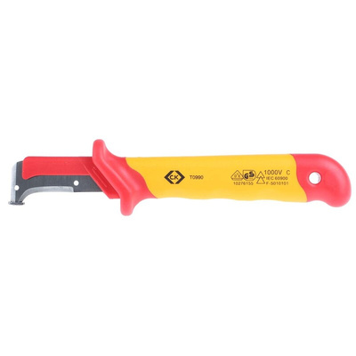 CK Cable Knife, VDE/1000V, 205 mm Overall, 185 mm Blade