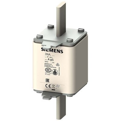 Siemens 400A Centred Tag Fuse, NH3, 500V ac