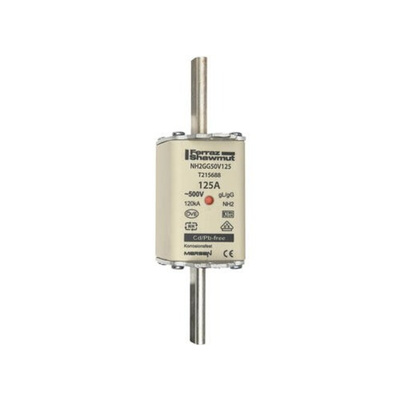 Mersen 125A NH Fuse, NH 2, 500V ac