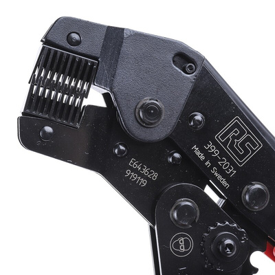 RS PRO Hand Ratcheting Crimp Tool for Wire End Sleeves, 0,5 → 6mm² Wire