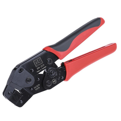 RS PRO Hand Ratcheting Crimp Tool for Wire End Sleeves, 0,5 → 6mm² Wire