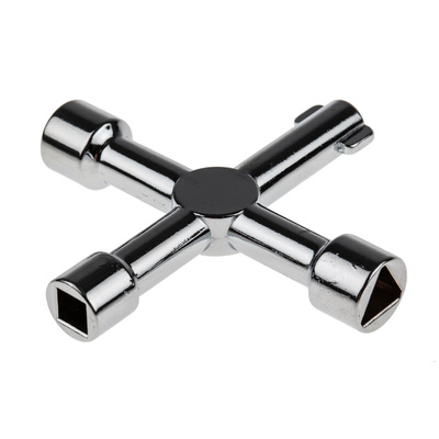 RS PRO Diecast Zinc 5-way Control Cabinet Key