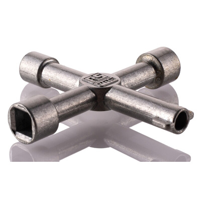 RS PRO Zinc Alloy 5-way Control Cabinet Key