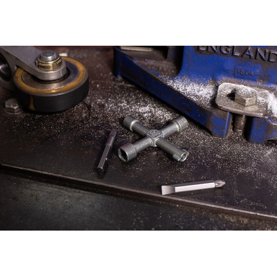 RS PRO Zinc Alloy 5-way Control Cabinet Key