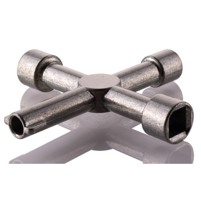RS PRO Zinc Alloy 5-way Control Cabinet Key