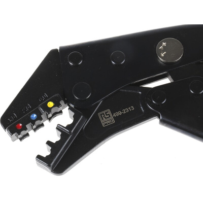 RS PRO Hand Ratcheting Crimp Tool for Insulated Spade Connectors, 1,5 → 6mm² Wire