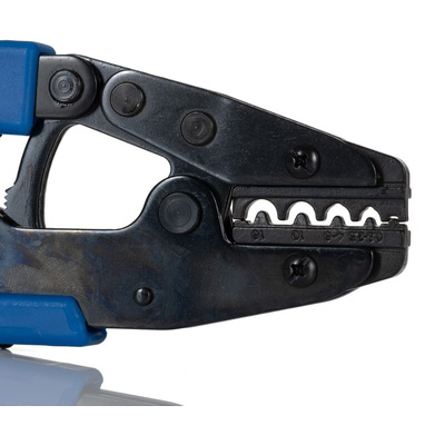 RS PRO Hand Ratcheting Crimp Tool for Ring Cable Lugs, 0.3→2.5mm² Wire