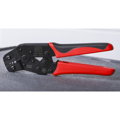 RS PRO Hand Ratcheting Crimp Tool for Wire End Sleeves, 0,5 → 6mm² Wire