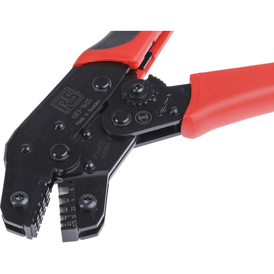 RS PRO Hand Ratcheting Crimp Tool for Wire End Sleeves, 0,5 → 6mm² Wire
