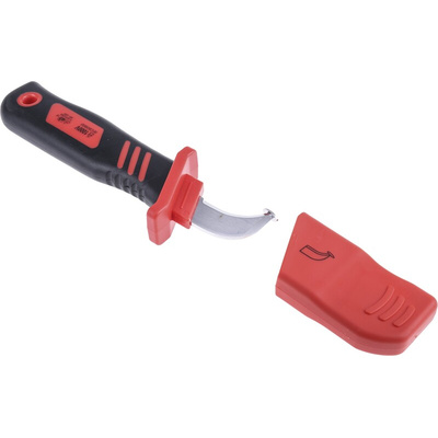 RS PRO Cable Knife, VDE/1000V, 220 mm Overall, 44 mm Blade