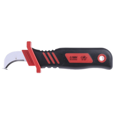 RS PRO Cable Knife, VDE/1000V, 220 mm Overall, 44 mm Blade
