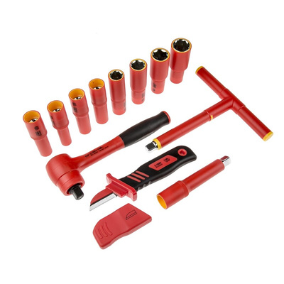 RS PRO 23 Piece Engineers Tool Kit with Case, VDE Approved