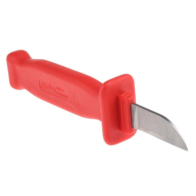 Gedore Cable Knife, VDE/1000V, 180 mm Overall, 50 mm Blade, Plastic Handle