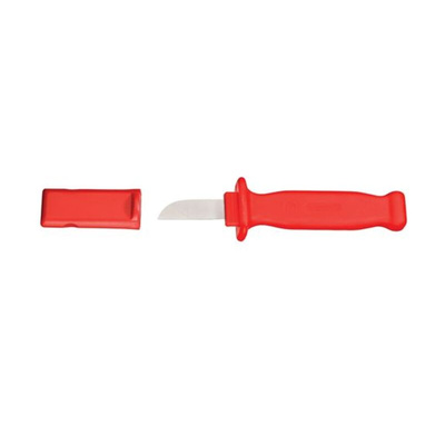 Gedore Cable Knife, VDE/1000V, 180 mm Overall, 50 mm Blade, Plastic Handle