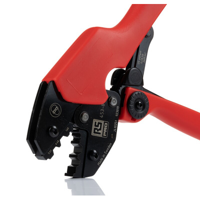 RS PRO Hand Ratcheting Crimp Tool for Coaxial Connectors