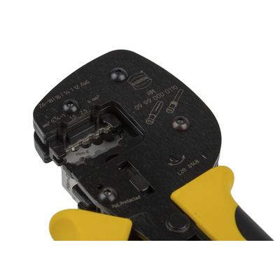 HARTING Hand Ratcheting Crimp Tool for Han C Connector Contacts, Han D Connector Contacts, Han E Connector Contacts,