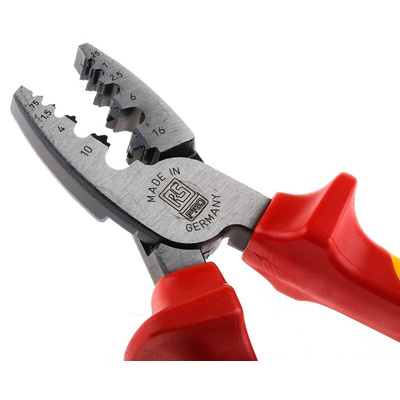 RS PRO Hand Crimp Tool for Wire End Sleeves, 0,25 → 16mm² Wire