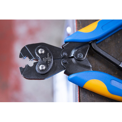 TE Connectivity CERTI-CRIMP Hand Ratcheting Crimp Tool for SOLISTRAND Terminals and Splices, STRATO-THERM Terminals &