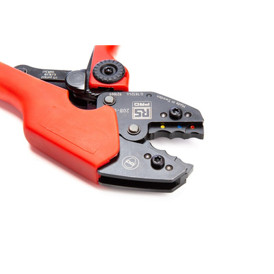 RS PRO Hand Ratcheting Crimp Tool for Insulated Spade Connectors, 0,5 → 6mm² Wire