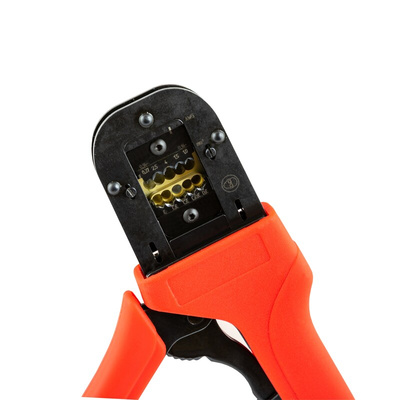 RS PRO Hand Ratcheting Crimp Tool for Turned Crimp Contacts, 0,14 → 4mm² Wire