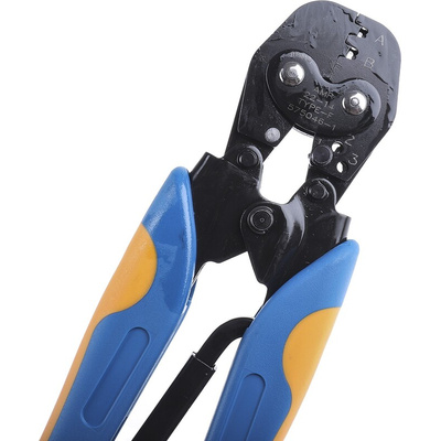 TE Connectivity CERTI-CRIMP Hand Ratcheting Crimp Tool for FASTON 250 Terminals, 0.3 → 2mm² Wire