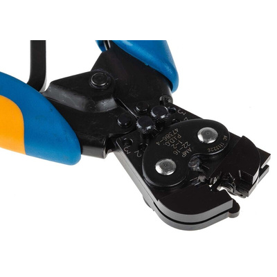 TE Connectivity CERTI-CRIMP Hand Ratcheting Crimp Tool for PIDG Splices, PIDG Terminals, Plasti-Grip Terminals, 0.3