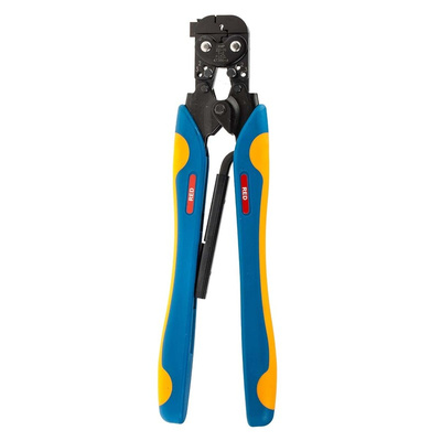 TE Connectivity CERTI-CRIMP Hand Ratcheting Crimp Tool for PIDG Splices, PIDG Terminals, Plasti-Grip Terminals, 0.3
