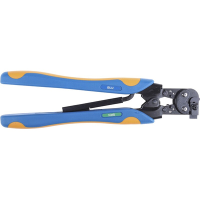 TE Connectivity CERTI-CRIMP Hand Ratcheting Crimp Tool for PIDG Splices, PIDG Terminals, Plasti-Grip Terminals, 1.2