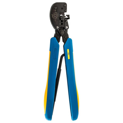 TE Connectivity CERTI-CRIMP Hand Ratcheting Crimp Tool for PIDG Splices, PIDG Terminals, Plasti-Grip Terminals, 3
